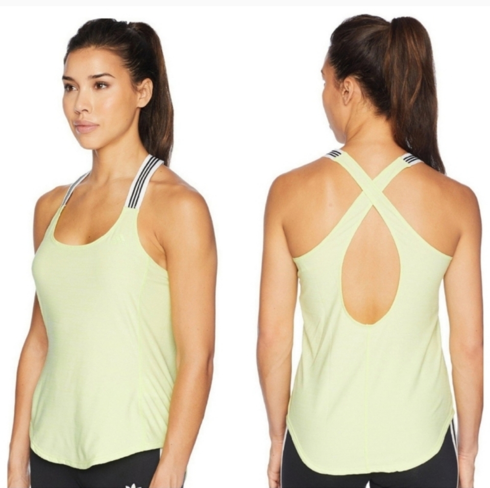 Adidas Climalite Criss-Cross X Back Tank Sz L